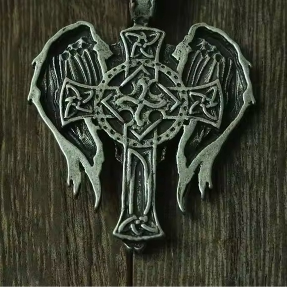 Archangel Michael Celtic Cross Saint Religious Catholic Protection Medal Pendant - Picture 16 of 16